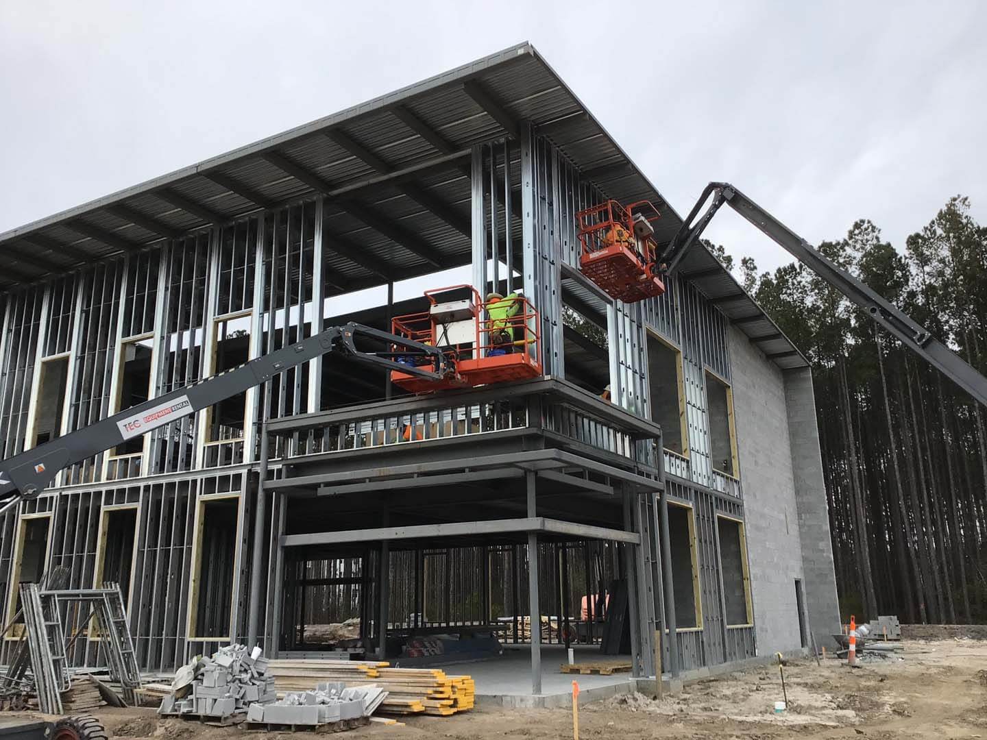 metal framing contractor charleston sc